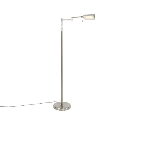 Design állólámpa acélból
