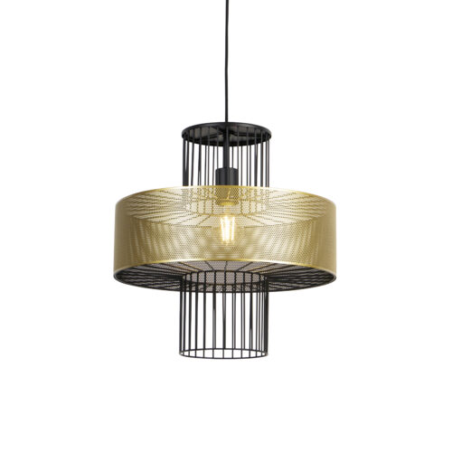 Design lógólámpa arany fekete színben 40 cm - Tess