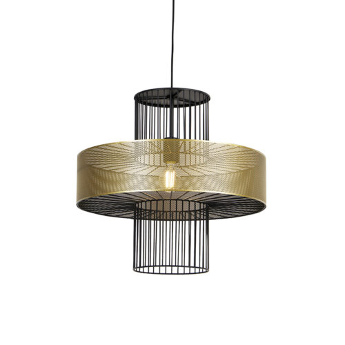 Design lógólámpa arany fekete színben 50 cm - Tess