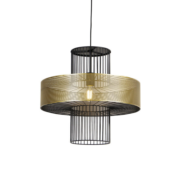 Design lógólámpa arany fekete színben 50 cm - Tess