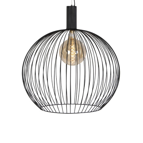 Design lógólámpa kerek fekete 70 cm - Dos