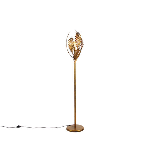 Vintage állólámpa arany 70 cm - Botanica