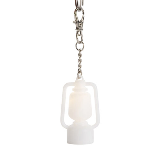 Design kulcstartó fehér LED-del - Storm