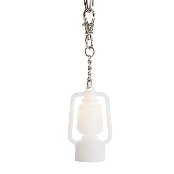 Design kulcstartó fehér LED-del - Storm