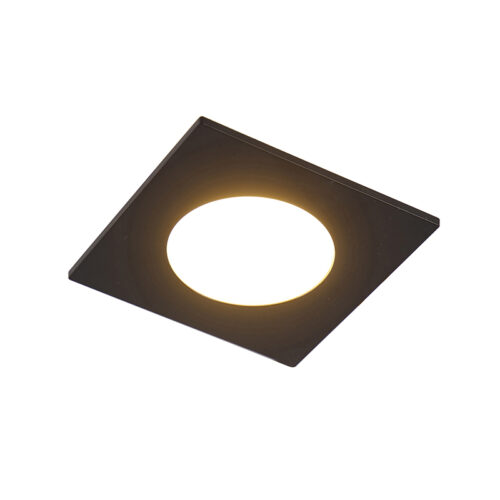 Modern fekete beépített reflektor LED-del