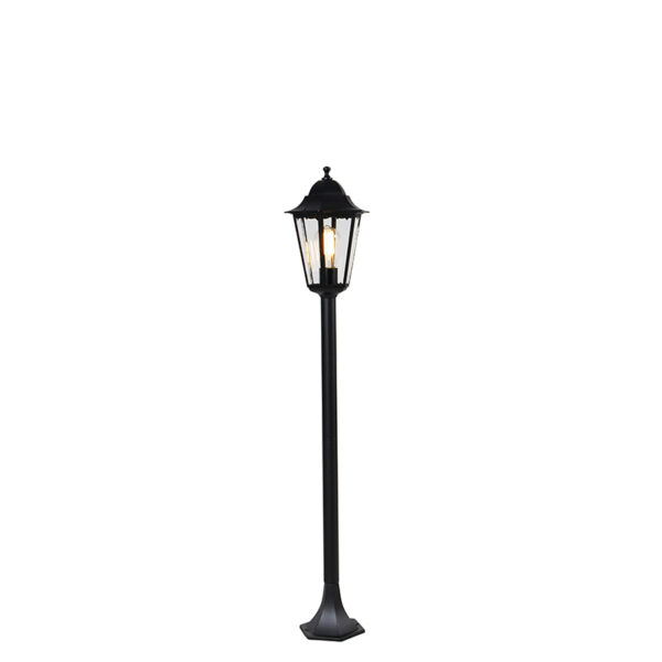 Kültéri állólámpa fekete 120 cm IP44 - Havana
