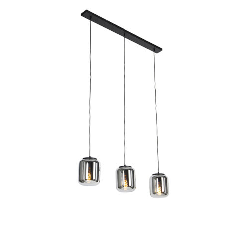 Design lógólámpa fekete füstüveggel 3-lámpás - Bliss
