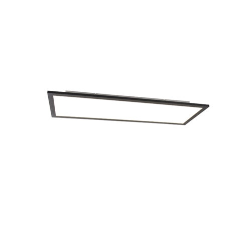 Modern mennyezeti lámpa fekete beépített LED-del 80 cm - Liv
