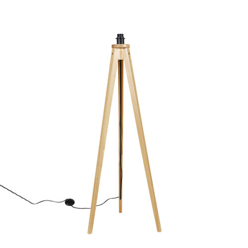 Rusztikus állólámpa állvány természetes - Tripod Classic