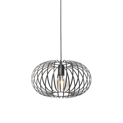 Design lógólámpa fekete - Johanna