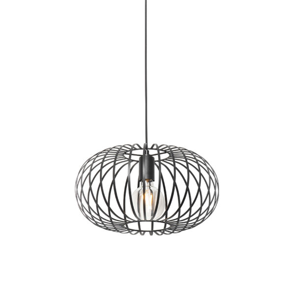 Design lógólámpa fekete - Johanna