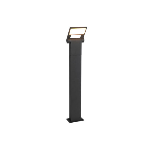 Modern kültéri oszlop lámpa antracit 60 cm LED-del IP54 - Zane
