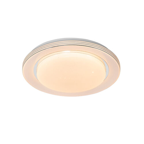 Mennyezeti lámpa fehér 38 cm LED-del és távirányítóval - Jochem