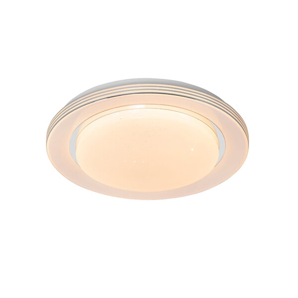 Mennyezeti lámpa fehér 38 cm LED-del és távirányítóval - Jochem
