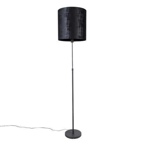 Állólámpa fekete lámpabúra fekete 40 cm állítható - Parte