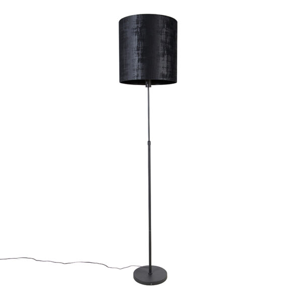 Állólámpa fekete lámpabúra fekete 40 cm állítható - Parte