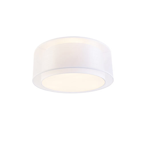 Modern mennyezeti lámpa fehér 50 cm 3-lámpás - Drum Duo
