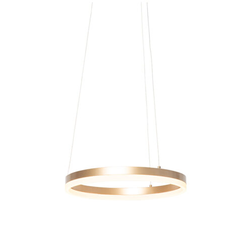 Design függőlámpa arany 40 cm LED-del