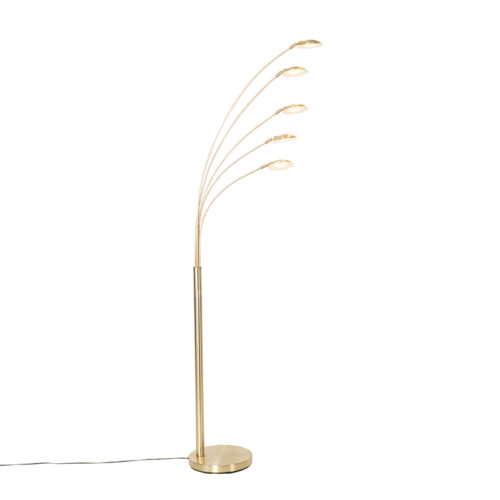 Design állólámpa sárgarézzel