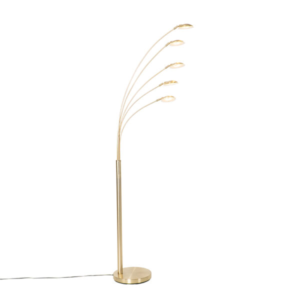 Design állólámpa sárgarézzel