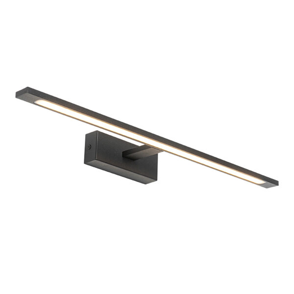 Modern fali lámpa fekete 62 cm LED-del IP44 - Jerre