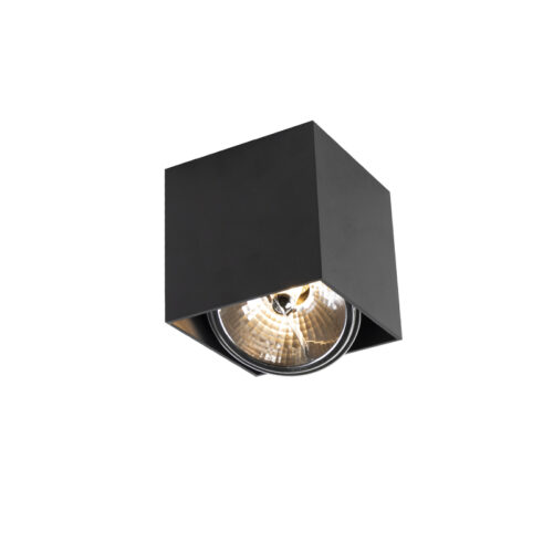 Design spotlámpa fekete négyzet alakú - Box