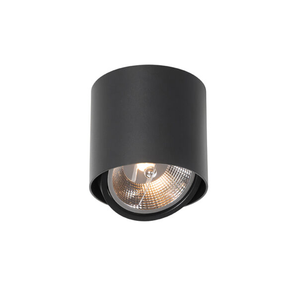 Design spotlámpa fekete AR111 - Impact