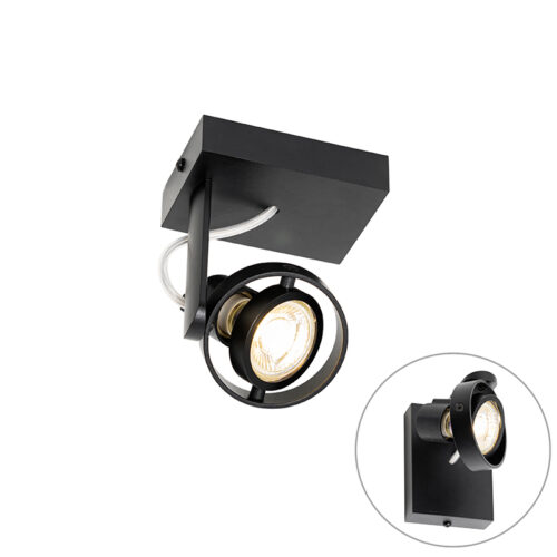 Modern spotlámpa fekete - Master 50