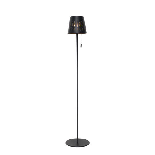 Kültéri állólámpa fekete LED-del
