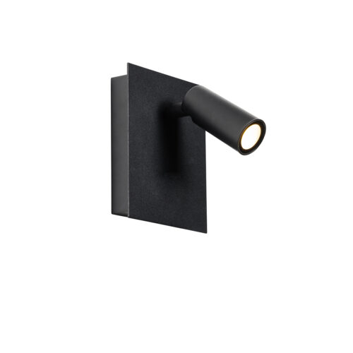 Modern kültéri fali lámpa fekete LED-del IP54 - Simon