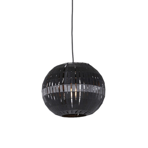 Modern fekete lógólámpa 30 cm - Zoë
