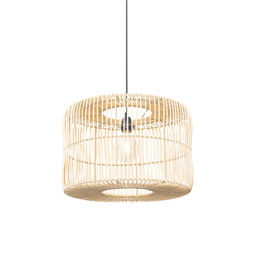 Keleti függőlámpa rattanból 45 cm - Maud