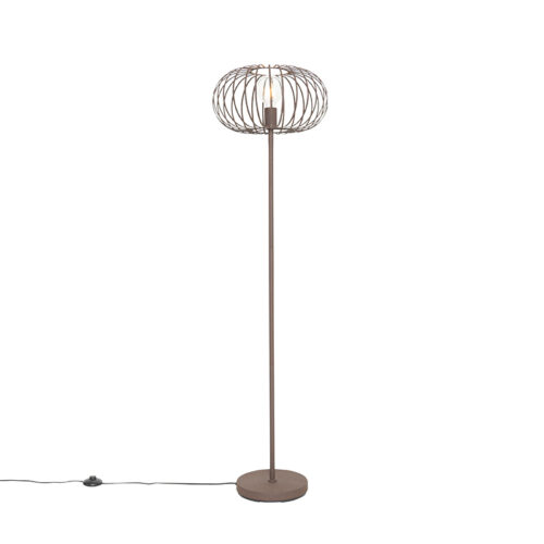 Design állólámpa rozsdabarna - Johanna