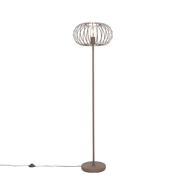 Design állólámpa rozsdabarna - Johanna
