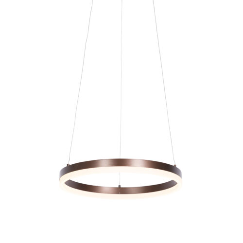 Függőlámpa sötét bronz 40 cm LED-del