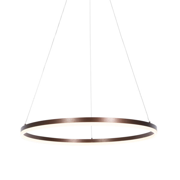 Sötét bronz lógólámpa 80 cm