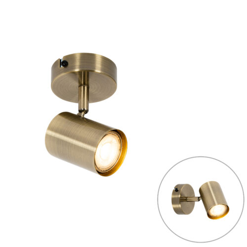 Modern bronz spotlámpa dönthető - Jeana