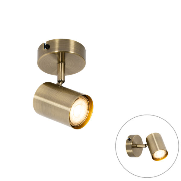 Modern bronz spotlámpa dönthető - Jeana
