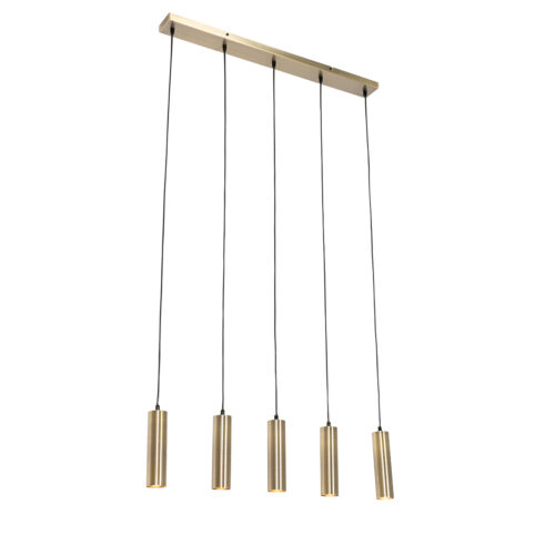 Modern függőlámpa bronz 5-lámpás - Jeana