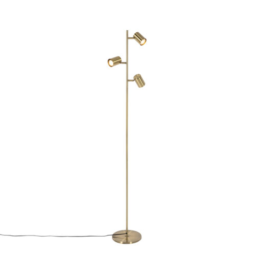Modern állólámpa bronz 3-lámpás - Jeana