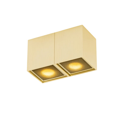 Design spotlámpa arany 2-lámpás - Qubo Honey