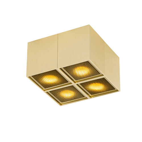 Design spotlámpa arany 4-lámpás - Qubo Honey