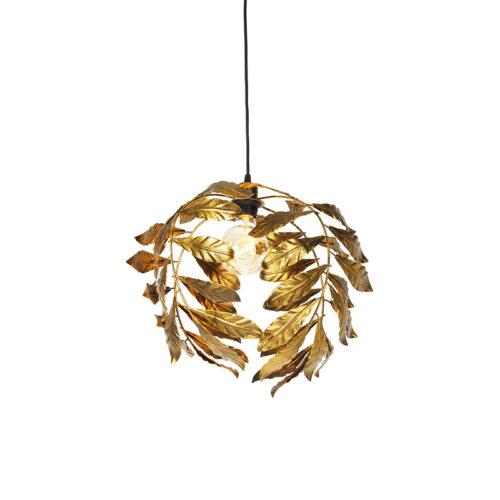 Vintage lógólámpa antik arany 40 cm - Linden