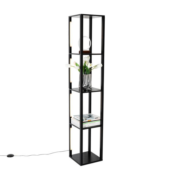 Design állólámpa fekete