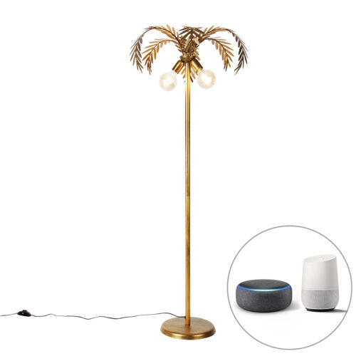 Okos állólámpa arany 156 cm 2 Wifi G95-ös izzóval - Botanica