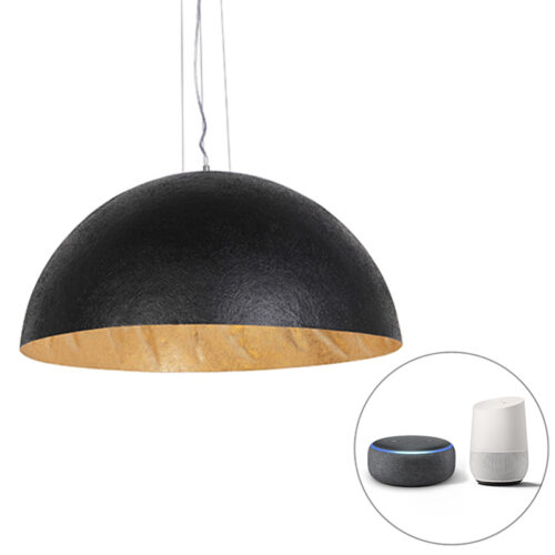 Okos lógólámpa fekete arannyal 70 cm WiFi A60-nal - Magna