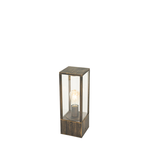 Vintage kültéri állólámpa antik arany 40 cm IP44 - Charlois