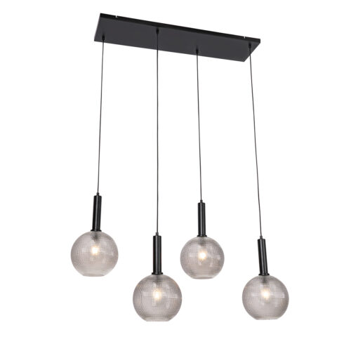 Design lógólámpa fekete füstüveggel 4-lámpás - Chico
