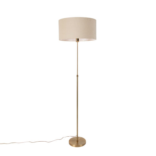 Állólámpa állítható bronz világosbarna árnyékolóval 50 cm - Parte