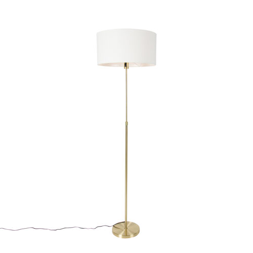 Állólámpa állítható arany árnyalattal fehér 50 cm - Parte